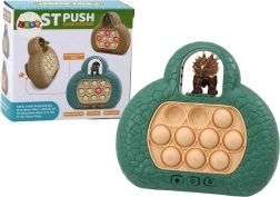 Console de jeu Pop It dinosaure avec 4 modes de jeu – vert