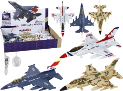 Modèle en plastique d’avion de chasse avec effets lumineux et sonores