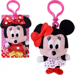 porte-clés en peluche MINNIE MOUSE avec clip 10 cm