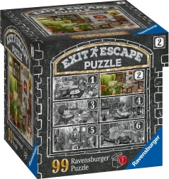 Ravensburger jeu d'évasion EXIT puzzle Manoir hanté : Dans le salon 99 pièces