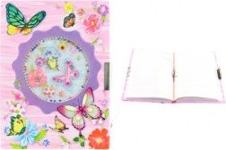 Journal avec motif de papillons pour filles
