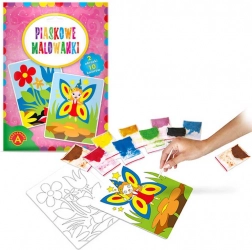 Peintures de sable Fée, Fleurs