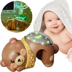 Woopie projecteur nocturne d’étoiles pour enfants – ourson avec mélodies