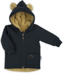 Veste bébé d’automne doublée avec capuche Nicol Miki