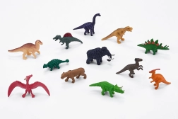 MOJO mini monde animaux préhistoriques – set de 12 figurines en tube
