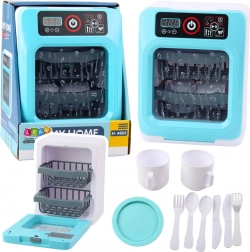 Lave-vaisselle enfant bleu