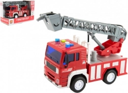 Camion de pompiers avec lance à eau et effets lumineux