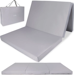 Matelas de voyage pliable SOVO gris - 1 pièce