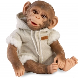 Guca petit singe réaliste reborn 32 cm avec corps souple