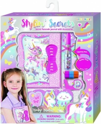 Journal avec cadenas et stylo Pecoware – licorne