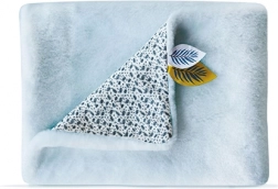 couverture en peluche pour enfants koala Yoca 70 × 100 cm bleu