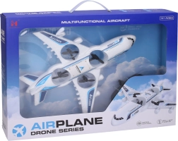 Drone RC en forme d’avion télécommandé 2,4 GHz 31 × 28 × 6 cm - 1 pièce