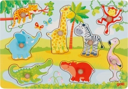 Puzzle en bois Animaux d’Afrique – bébés