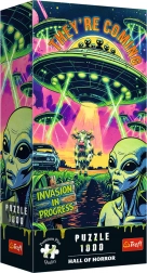 Puzzle Trefl 1000 pièces Hall of Horror – invasion extraterrestre