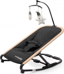 transat à bascule pour enfants New Baby Snuggle noir
