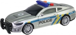 Voiture de police à friction avec lumière et son, 17 cm (tchèque)