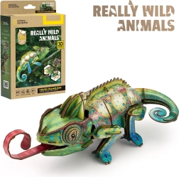CubicFun puzzle 3D National Geographic caméléon, 63 pièces