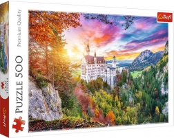 Puzzle 500 pièces – vue sur le château de Neuschwanstein, Allemagne TREFL