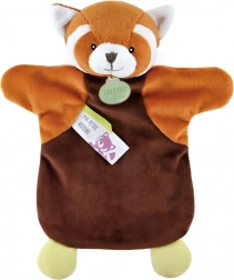 Marionnette en peluche panda roux 25 cm