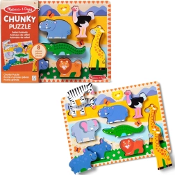 Puzzle encastrable en bois safari Melissa & Doug