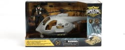 Hélicoptère militaire avec figurine et accessoires