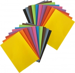 Papiers colorés A4 – lot de 20 feuilles