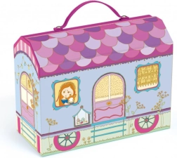 DJECO Tinyly figurine Bluchka avec maison de voyage