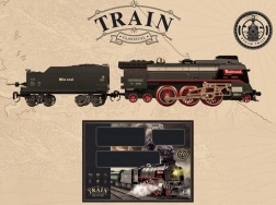 Ensemble de train lumineux et sonore