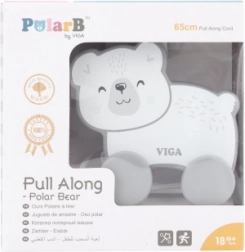 Jouet à tirer en bois Ours polaire