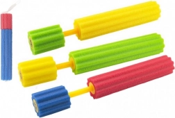 Pistolet à eau en mousse – tube à eau 35 cm (assortiment de couleurs)