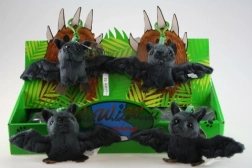 Porte-clés chauve-souris en peluche