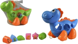 Dinosaure avec cubes 27 cm