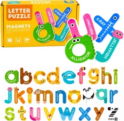 Puzzle magnétiques – lettres éducatives de l’alphabet (26 pièces)