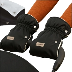 Manchons isolants pour poussette Kruzzel noirs, 2 pcs