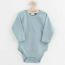 body bébé à ouverture intégrale New Baby Classic II vert menthe foncé