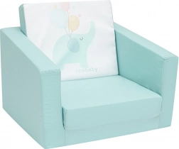 Fauteuil pliant pour enfant New Baby Elephant menthe