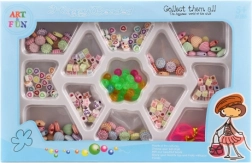 Set de perles en plastique en boîte pour enfants