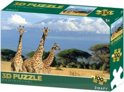 Puzzle 3D girafe – 100 pièces