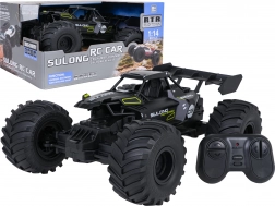 Crawler tout-terrain RC 1:14 avec carrosserie en métal et télécommande 2,4 GHz