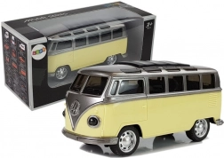 Autobus à friction avec lumières et sons – jaune