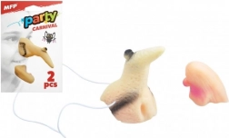 Nez et menton de sorcière pour fête effrayante