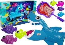 Jeu de Bain Requin Chasseur de Poissons avec Filet