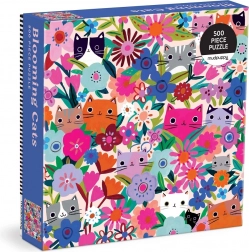 Puzzle Chats dans les Fleurs 500 pièces