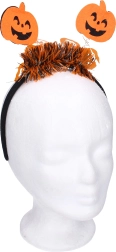 Serre-tête de carnaval avec citrouille