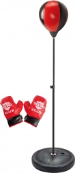 Set de boxe avec poire et gants, hauteur 69–109 cm