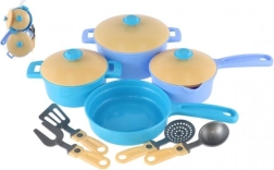 Ensemble de poêles et casseroles en plastique avec accessoires pour enfants
