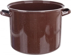 Marmite émaillée brune 32 cm, 20 l