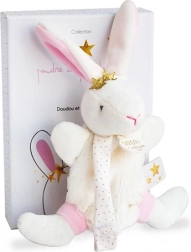 Doudou coffret cadeau - Lapin avec attache pour tétine