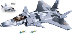 Sluban Model Bricks avion de chasse Chengdu J‑20