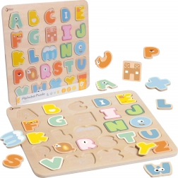 Classic World puzzle Montessori en bois alphabet 27 pcs